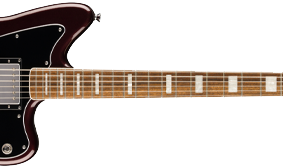Squier Paranormal Baritone Jazzmaster HH Oxblood