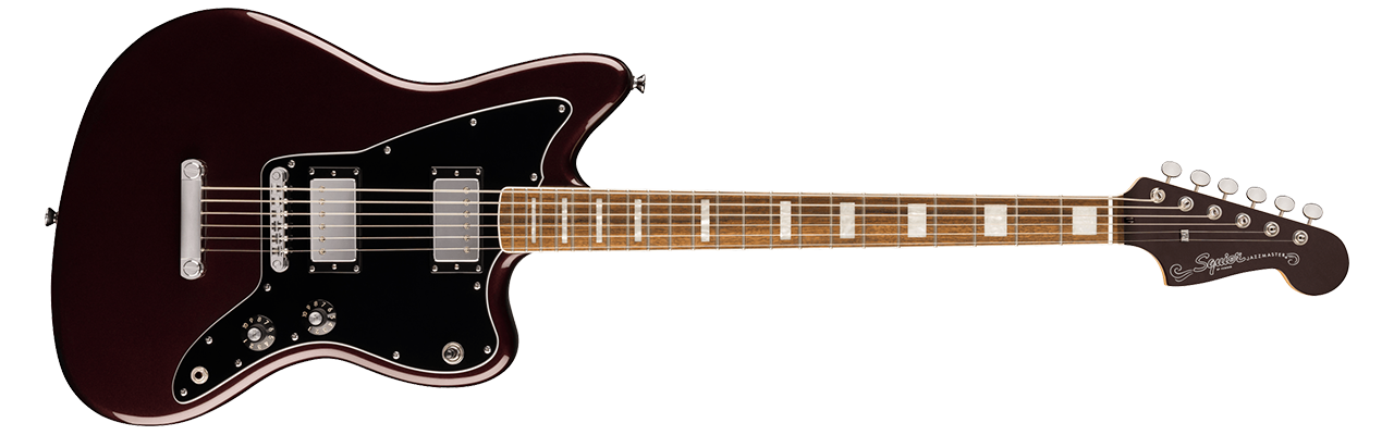 Squier Paranormal Baritone Jazzmaster HH Oxblood