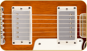Squier Paranormal Troublemaker Telecaster® Deluxe Bigsby®, Laurel Fingerboard, Parchment Pickguard, Honey Sunburst