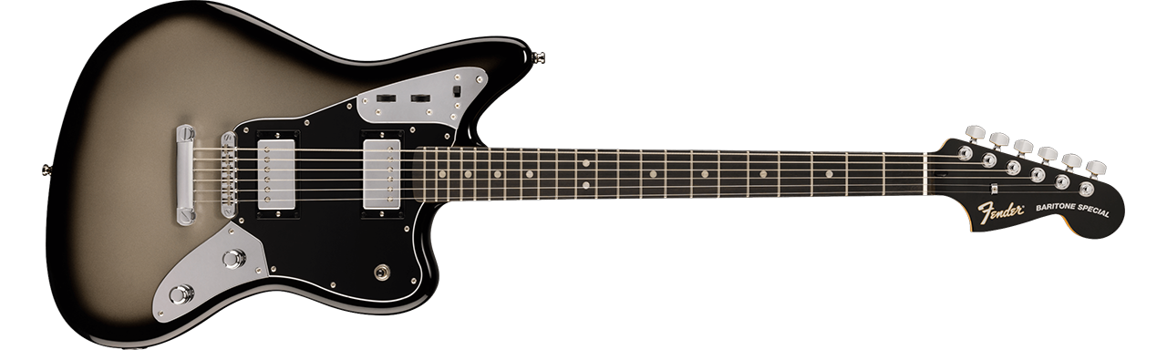Fender Limited Edition Player Fusion Jaguar® Baritone Silverburst