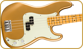 Fender 75th Anniversary Player II Precision Bass Aztec Gold