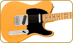 Fender 75th Anniversary Player II Baritone Telecaster Butterscotch Blonde