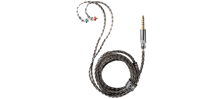 FiiO LC-RC MMCX IEM Cable with Swappable 3.5mm/2.5mm/4.4mm Plugs