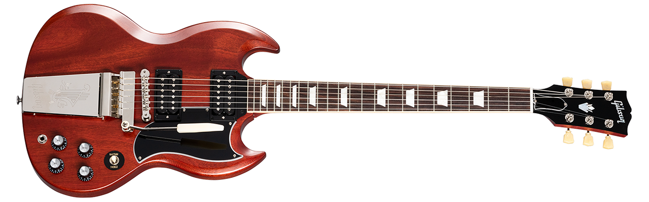 Gibson SG Standard '61 Faded Maestro Vibrola Vintage Cherry