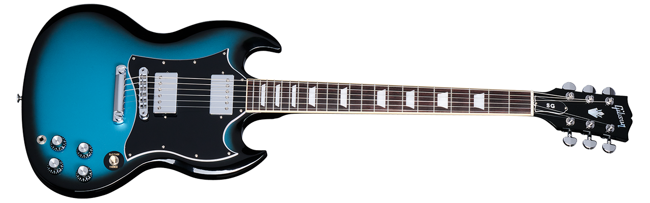 Gibson SG Standard Pelham Blue Burst LN143988 - SGS00PKCH1 | SCAN UK