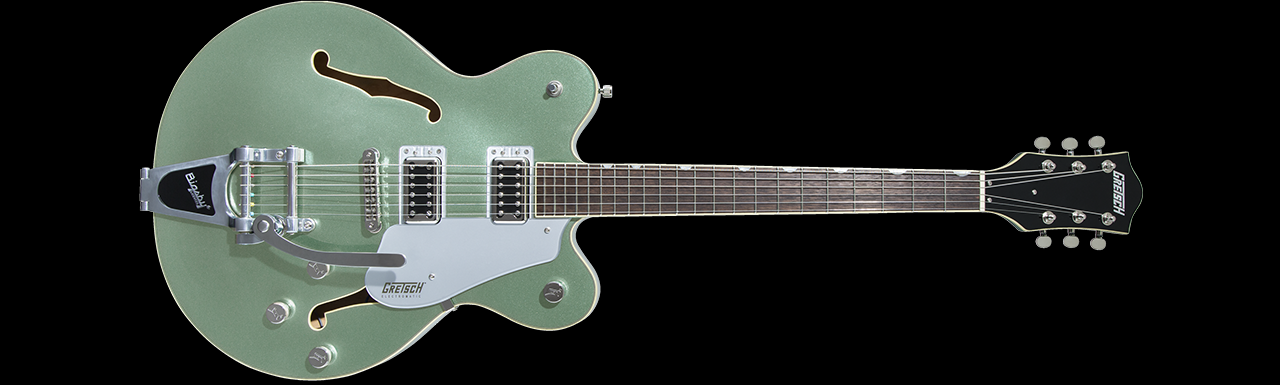 G5622T Electromatic® Center Block Double-Cut with Bigsby Aspen Green