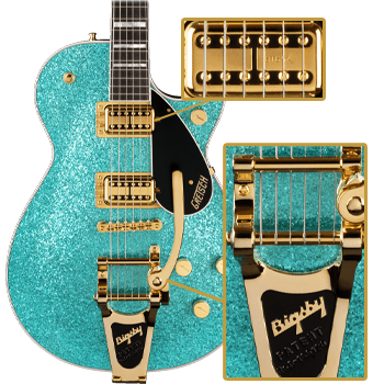 G6229TG Limited Edition Players Edition Sparkle Jet BT Ocean Turquoise Sparkle