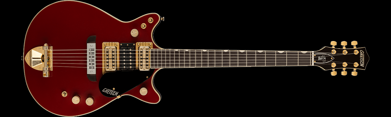 Gretsch G6131-MY-RB Limited Edition Malcolm Young Signature Jet™<br>(Vintage Firebird Red)