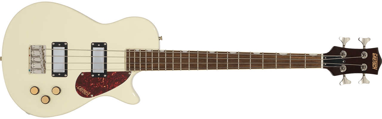 Gretsch Streamliner Jet Club Bass Single-Cut Vintage White