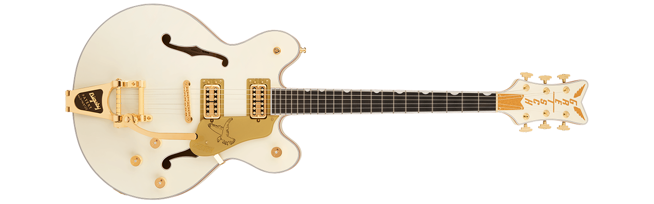Gretsch Falcon Center Block LTD with String-Thru Bigsby Vintage White