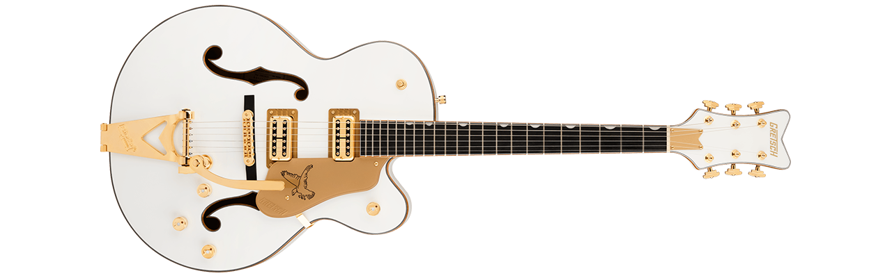 Gretsch Falcon Center Block LTD with String-Thru Bigsby Snowcrest White