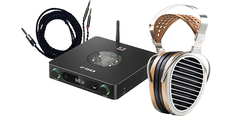 Hifiman HE1000 V2 Stealth and FiiO K13