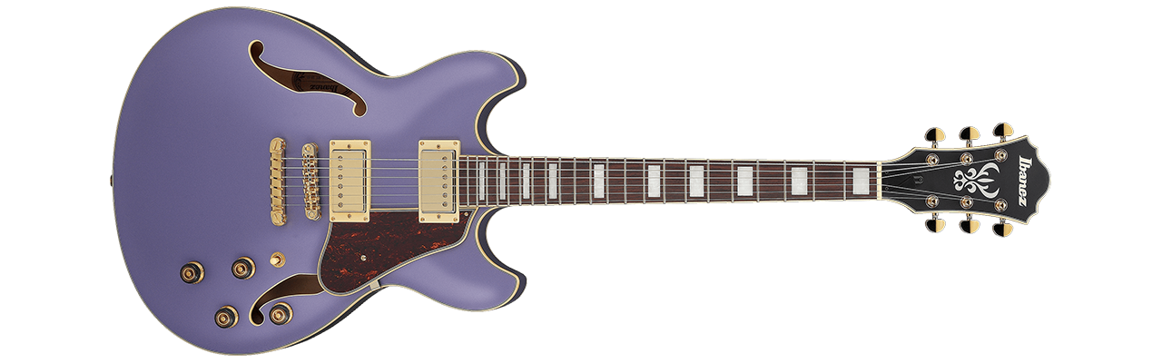 Ibanez AS73G Metallic Purple Flat