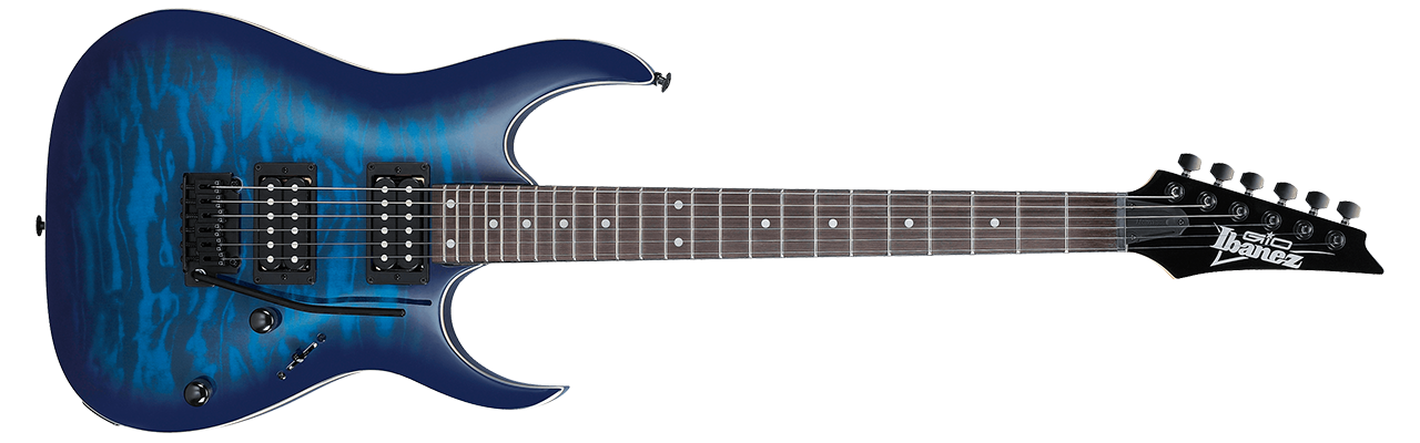 Ibanez GRGA120QA Transparent Blue Burst