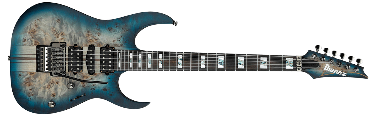 Ibanez RGT1270PB Cosmic Blue Starburst Flat
