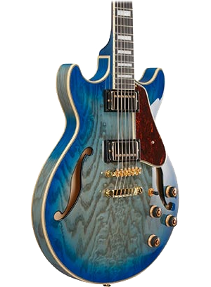 Ibanez AM93QA Jet Blue Burst