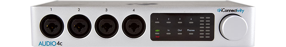 iConnectivity AUDIO4c Audio Interface for Streaming, Live Performance ...