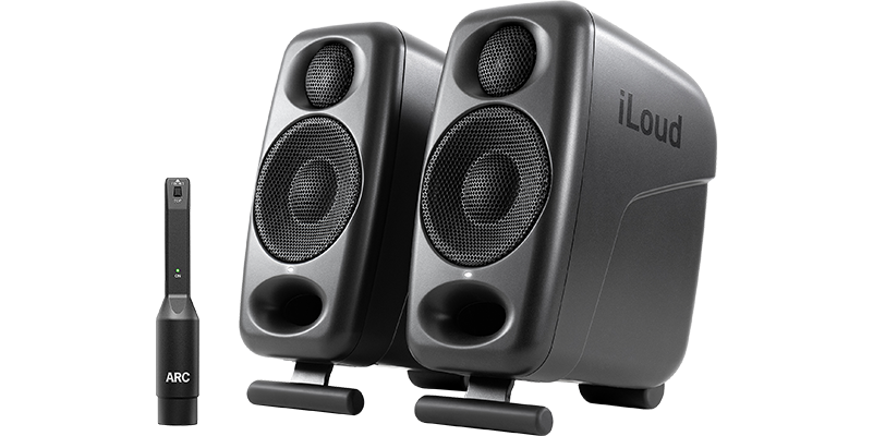 IK Multimedia - iLoud Micro Monitor Pro (Pair) with ARC Mic