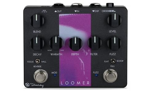 keeley loomer fuzz and reverb pedal