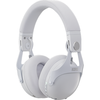 KORG NC-Q1 ワイヤレスヘッドホン ホワイト NC-Q1 - SMART NOISE CANCELLING DJ HEADPHONES | KORG (USA)