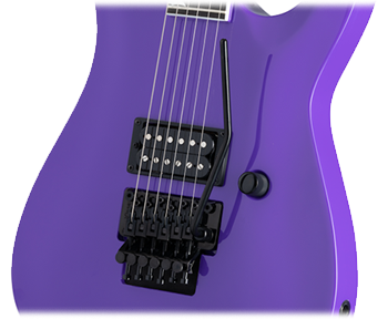 Kramer SM-1 H Guitar - Shockwave Purple LN129827 - KSM1HSWPBF3