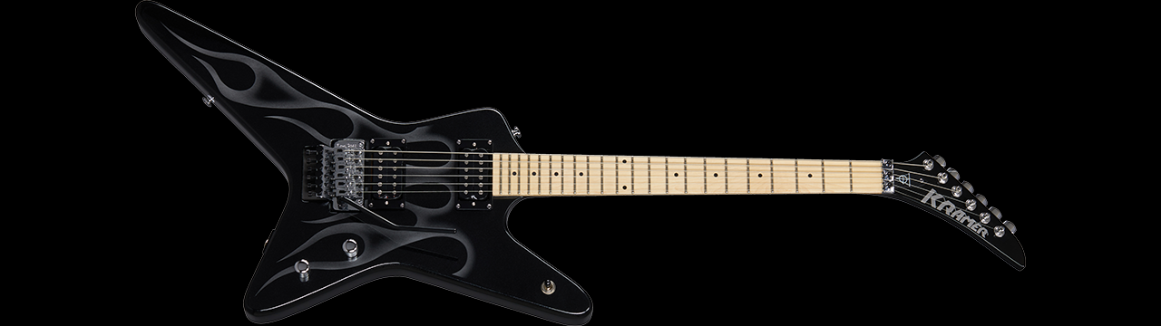 Kramer Tracii Guns Gunstar Voyager - Black Metallic and Silver