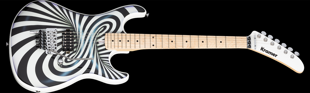 Kramer The 84 DTuna 3D BW Swrl – Motor City Guitar
