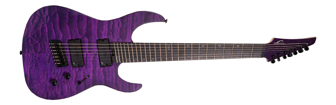 Legator N7FSS Multi-Scale 7-String Purple QM LN160324 - N7FSS-PR