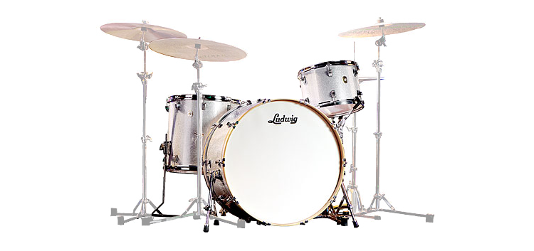 Ludwig - Classic Maple Jazzette (Silver Sparkle) style= max-width: 750px; 