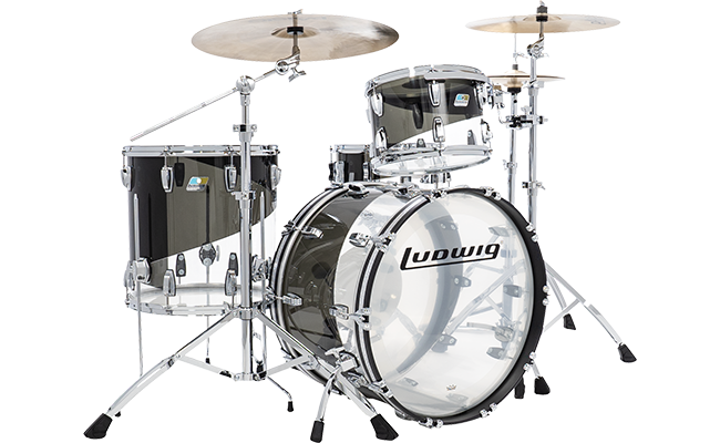 Open Box Ludwig 50th Anniversary Vistalite FAB 22x14