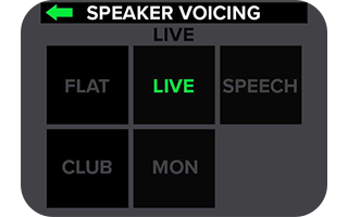 Application Based Voicing Modes