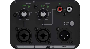 2-Channel Mixer Built-In