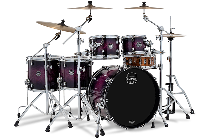 Mapex Saturn VI Studioease Royal Purple Burst