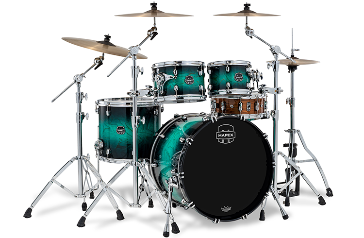 Mapex Saturn VI Rock SR529XUZ-XP Marine Teal Burst