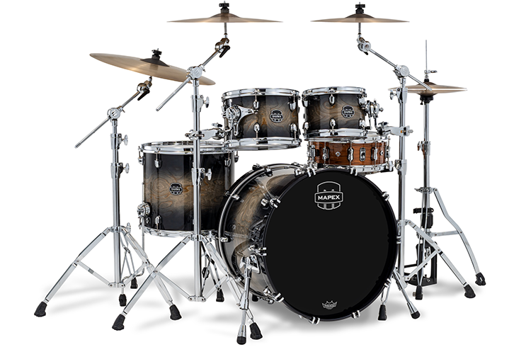 Mapex Saturn VI Rock SR529XUZ-XQ Black Ink Burst