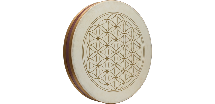 meinl 18 Flower of Life Wave Drum, goat heads - WD18FOL