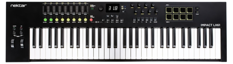 Nektar Impact LX61 MK3 MIDI Controller Keyboard
