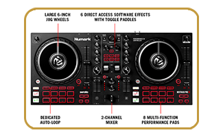 Numark Mixtrack Platinum FX 4 Deck DJ Controller LN144466
