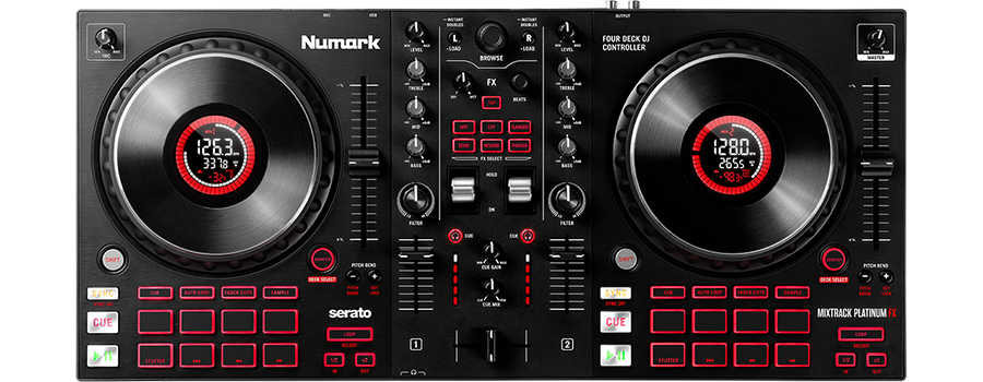 Numark Mixtrack Platinum FX 4 Deck DJ Controller LN144466