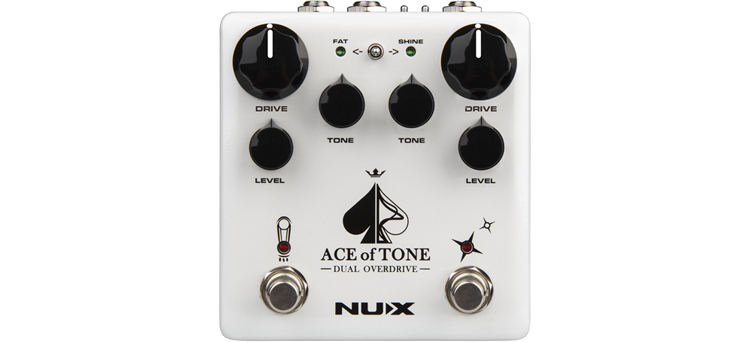 NUX Ace of Tone Dual Overdrive Pedal