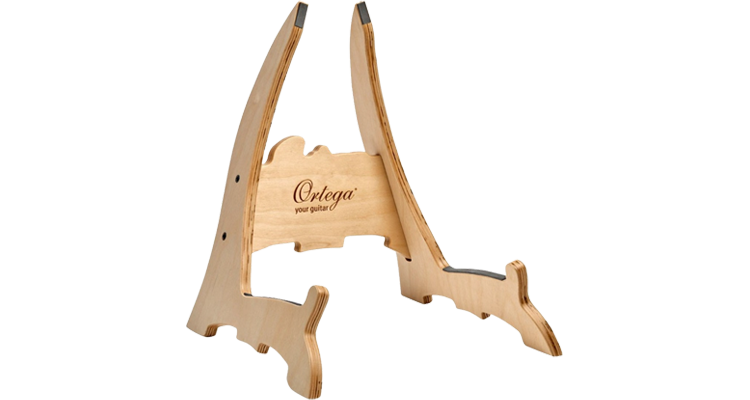 Ortega OWGS-2 Wooden Guitar Stand, Natural Bright