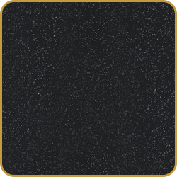 black sparkle finish