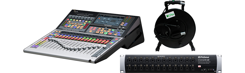 PreSonus StudioLive 32SC and Studiolive 24R bundle