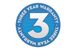 Three year warranty