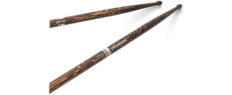 ProMark Rebound 5AB FireGrain Hickory Drumstick, Acorn Wood Tip 