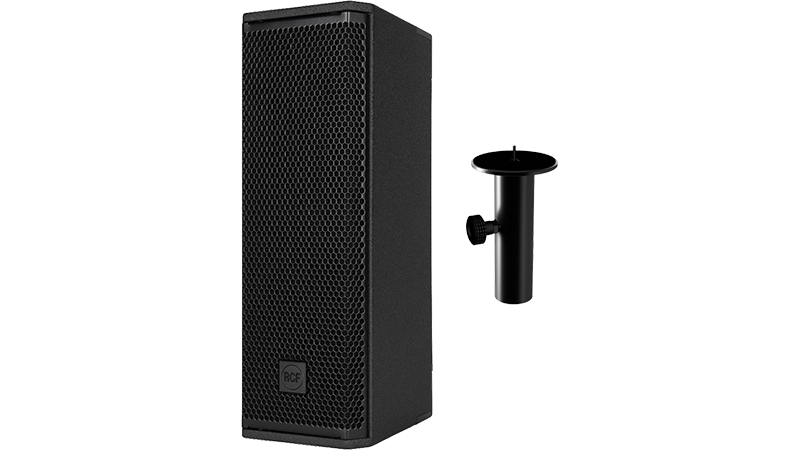 RCF NXL 14-A Black with Stand Adapter