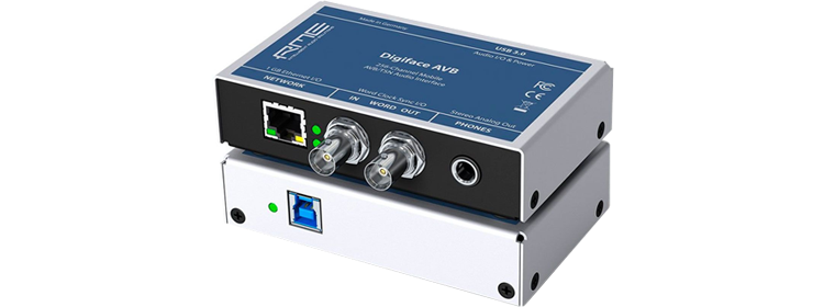 RME Digiface AVB
256 Channel Bus-Powered USB 3 AVB Interface