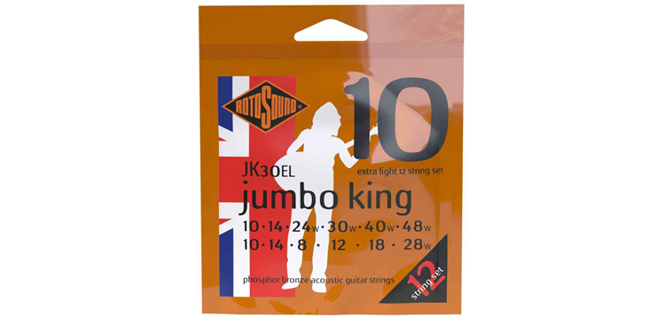 Rotosound Jumbo King 12 String Acoustic Extra Light