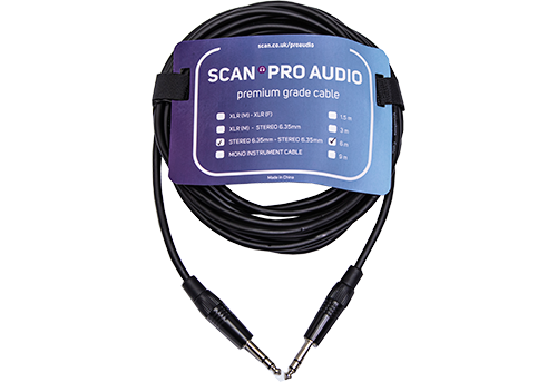 Scan Pro Audio - 6.35mm Stereo Jack to 6.35mm Stereo Jack