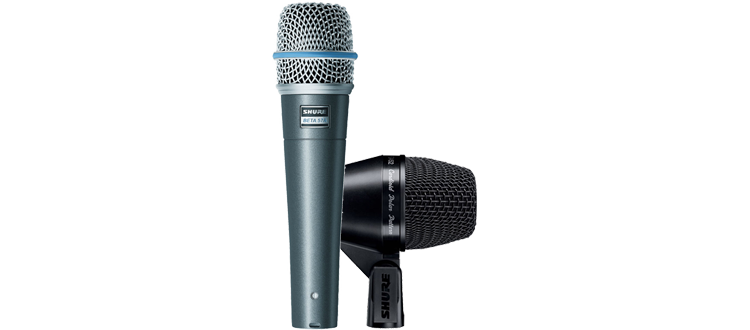 Shure - PGA 52 & Beta 57A Microphone style= max-width: 750px;